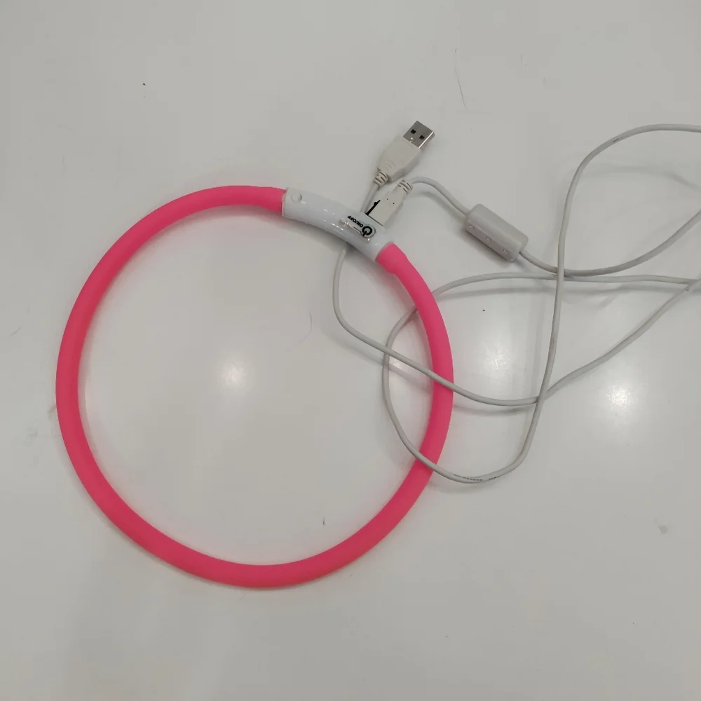✨ 4/$15 Pink Light Up Dog Collar